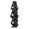 Maisons Du Monde Statuettes Et Figurines Statuette 3 Singes Noirs H30 -Vases Soldes statuette 3 singes noirs h30 1000 13 3 216729 1