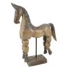 MOYCOR Statuettes Et Figurines Statuette Cheval Jambes Articulées En Bois Marron -Vases Soldes statuette cheval jambes articulees en bois marron