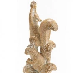 Amadeus Statuettes Et Figurines Statuette écureuils En Résine -Vases Soldes statuette ecureuils en resine 1