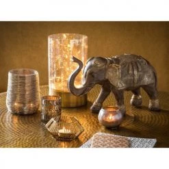 Maisons Du Monde Statuettes Et Figurines Statuette éléphant Marron H23 -Vases Soldes statuette elephant marron h23 1000 10 4 171999 2