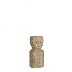 Mica Decorations Statuettes Et Figurines Statuette En Bois D'albizia Marron H21,5