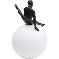 Kare Design Statuettes Et Figurines Statuette Gymnaste En Polyrésine Blanche Et Noire H33 -Vases Soldes statuette gymnaste en polyresine blanche et noire h33 4
