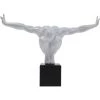 Kare Design Statuettes Et Figurines Statuette Homme En Polyrésine Blanche 43x29 -Vases Soldes statuette homme en polyresine blanche 43x29 1