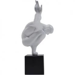 Kare Design Statuettes Et Figurines Statuette Homme En Polyrésine Blanche 43x29 -Vases Soldes statuette homme en polyresine blanche 43x29 5