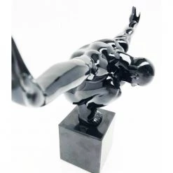 Kare Design Statuettes Et Figurines Statuette Homme En Polyrésine Noire 43x29 -Vases Soldes statuette homme en polyresine noire 43x29 5