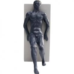 Kare Design Statuettes Et Figurines Statuette Hommes Lutte En Polyrésine Bleue Et Blanche 23x38 -Vases Soldes statuette hommes lutte en polyresine bleue et blanche 23x38 4