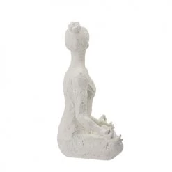 Bloomingville Statuettes Et Figurines Statuette Lara En Polyrésine Blanche H24cm -Vases Soldes statuette lara en polyresine blanche h24cm 2