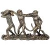 Signes Grimalt Statuettes Et Figurines Statuette Les Trois Petits Singes Aspect Bronze L41cm -Vases Soldes statuette les trois petits singes aspect bronze l41cm