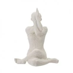 Bloomingville Statuettes Et Figurines Statuette Nina En Polyrésine Blanche H23,5cm
