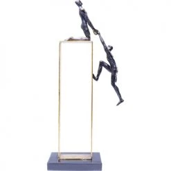 Kare Design Statuettes Et Figurines Statuette Personnages En Polyrésine Et Acier Doré H51