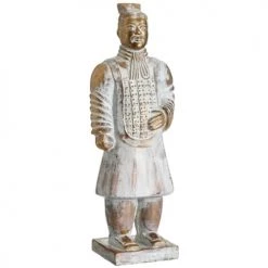 Ixia Statuettes Et Figurines Statuette Soldat Debout De L'Empereur Qin H28cm