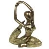 Signes Grimalt Statuettes Et Figurines Statuette Yoga Or H21,5cm -Vases Soldes statuette yoga or h21 5cm