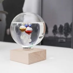 Kikkerland Statuettes Et Figurines Thermomètre De Galilée -Vases Soldes thermometre de galilee 3