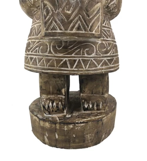 MOYCOR Statuettes Et Figurines Totem Primitif En Bois Marron 7 MOYCOR Statuettes Et Figurines Totem Primitif En Bois Marron – Image 5