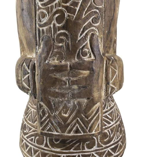 MOYCOR Statuettes Et Figurines Totem Primitif En Bois Marron 8 MOYCOR Statuettes Et Figurines Totem Primitif En Bois Marron – Image 6