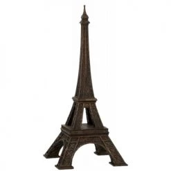 LANADECO Statuettes Et Figurines Tour Eiffel Résine Bronze H53cm