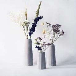 Gone's Trio De Vases Soliflores En Béton 10 Gone's Trio De Vases Soliflores En Béton -Vases Soldes trio de vases soliflores en beton 2