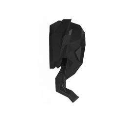 Potiron Paris Statuettes Et Figurines Trophée Décoratif Mural éléphant Noir En Polyrésine -Vases Soldes trophee decoratif mural elephant noir en polyresine 3