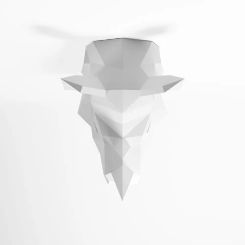 Potiron Paris Statuettes Et Figurines Trophée Décoratif Mural Rhinocéros Blanc En Polyrésine 7 Potiron Paris Statuettes Et Figurines Trophée Décoratif Mural Rhinocéros Blanc En Polyrésine – Image 5