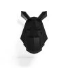 Potiron Paris Statuettes Et Figurines Trophée Décoratif Mural Rhinocéros Noir En Polyrésine -Vases Soldes trophee decoratif mural rhinoceros noir en polyresine