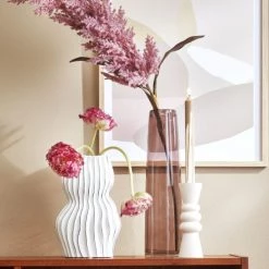 Mica Decorations Vases Vase A Fleur En Verre Marron Foncé H37.5 -Vases Soldes vase a fleur en verre marron fonce h37 5 2