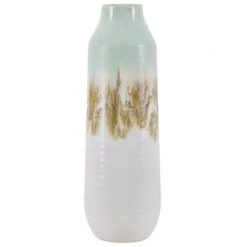 Beliani Vases Vase à Fleurs Multicolore 35 Cm