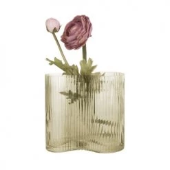 Present Time Vases Vase Allure Wave Verre Vert -Vases Soldes vase allure wave verre vert 2