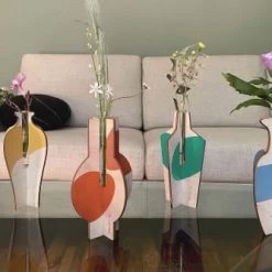 Reine Mère Vases Vase Anamorphose Ming à Assembler Et éprouvette -Vases Soldes vase anamorphose ming a assembler et eprouvette 4