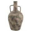 LANADECO Vases Vase Anse Céramique Marron/gris H69cm