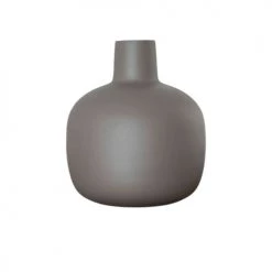 Passage Vernet Vases Vase Arrondi En Métal Vert