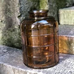 Maison Tilleul Vases Vase Bonbonne Art Déco Marron -Vases Soldes vase bonbonne art deco marron 2