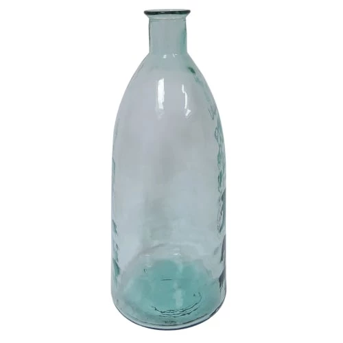 Maison Tilleul Vases Vase Bonbonne En Verre Martelé Transparent 3 Maison Tilleul Vases Vase Bonbonne En Verre Martelé Transparent