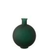 LANADECO Vases Vase Boule Verre Mat Vert H44cm -Vases Soldes vase boule verre mat vert h44cm