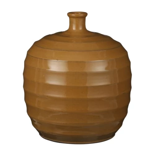 Mica Decorations Vases Vase Bouteille En Terre Cuite Ocre H30 3 Mica Decorations Vases Vase Bouteille En Terre Cuite Ocre H30
