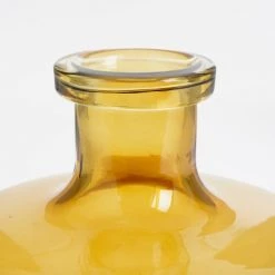 Mica Decorations Vases Vase Bouteille En Verre Jaune H21.5 -Vases Soldes vase bouteille en verre jaune h21 5 2