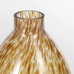 Mica Decorations Vases Vase Bouteille En Verre Marron H22 -Vases Soldes vase bouteille en verre marron h22 2