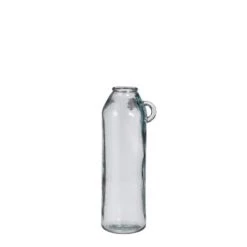 Mica Decorations Vases Vase Bouteille En Verre Recyclé Gris H45 -Vases Soldes vase bouteille en verre recycle bleu clair h45 6