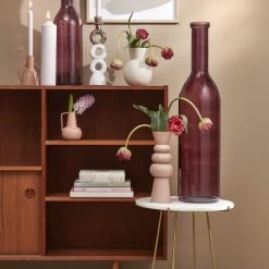 Mica Decorations Vases Vase Bouteille En Verre Recyclé Bordeaux H75 9 Mica Decorations Vases Vase Bouteille En Verre Recyclé Bordeaux H75 -Vases Soldes vase bouteille en verre recycle bordeaux h75 1