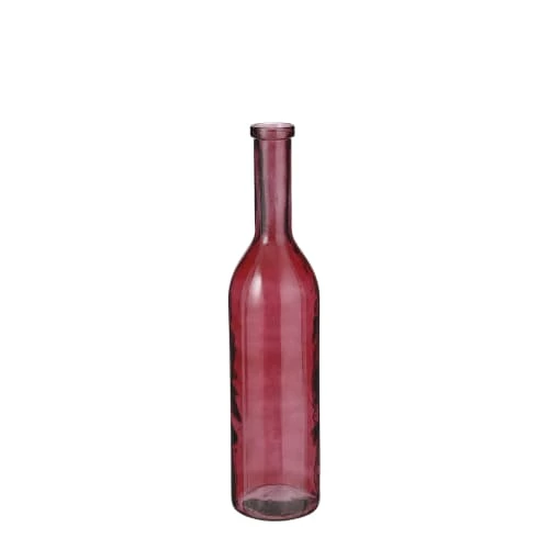 Mica Decorations Vases Vase Bouteille En Verre Recyclé Bordeaux H75 3 Mica Decorations Vases Vase Bouteille En Verre Recyclé Bordeaux H75