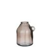 Mica Decorations Vases Vase Bouteille En Verre Recyclé Taupe H25.5 -Vases Soldes vase bouteille en verre recycle taupe h25 5