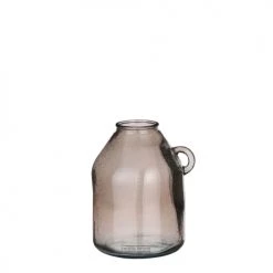 Mica Decorations Vases Vase Bouteille En Verre Recyclé Taupe H25.5