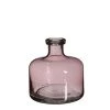 Mica Decorations Vases Vase Bouteille En Verre Rose H21.5 -Vases Soldes vase bouteille en verre rose h21 5