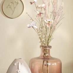 Mica Decorations Vases Vase Bouteille En Verre Rose H21.5 -Vases Soldes vase bouteille en verre rose h21 5 2