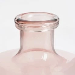Mica Decorations Vases Vase Bouteille En Verre Rose H21.5 -Vases Soldes vase bouteille en verre rose h21 5 3
