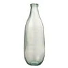 LANADECO Vases Vase Bouteille En Verre Transparent H40cm -Vases Soldes vase bouteille en verre transparent h40cm