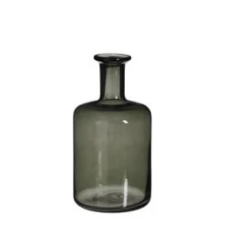 Mica Decorations Vases Vase Bouteille En Verre Jaune H30 -Vases Soldes vase bouteille en verre vert h30 6