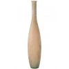 LANADECO Vases Vase Bouteille Verre Beige H100cm -Vases Soldes vase bouteille verre beige h100cm