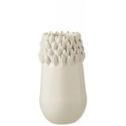 LANADECO Vases Vase Céramique Gris H27,8cm -Vases Soldes vase ceramique blanc h27 8cm 2
