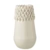 LANADECO Vases Vase Céramique Blanc H33,5cm -Vases Soldes vase ceramique blanc h33 5cm