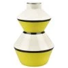 Wadiga Vases Vase Céramique Design Safran - 14x14x22cm -Vases Soldes vase ceramique design safran 14x14x22cm
